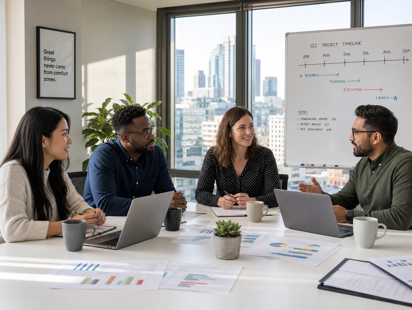 Arcticphox consulting team collaborating on a project